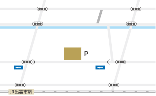 石橋呉服店までのアクセスマップ
